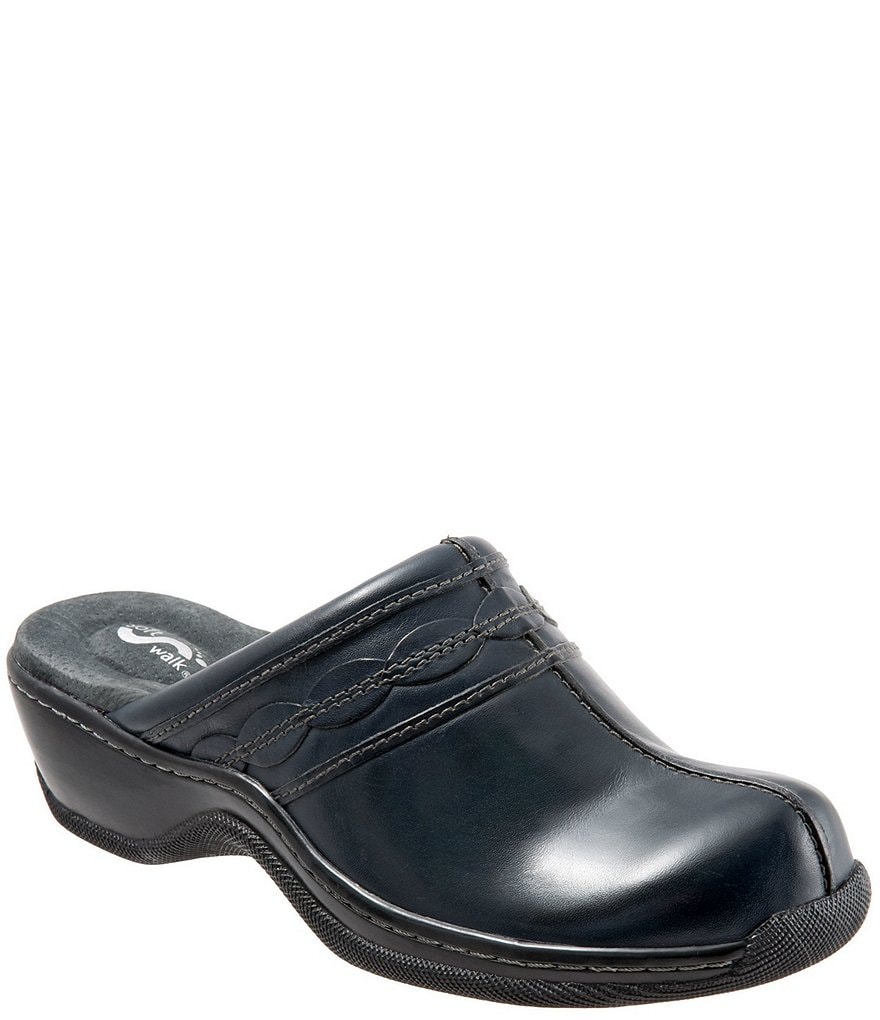 SoftWalk Abby Leather Clogs