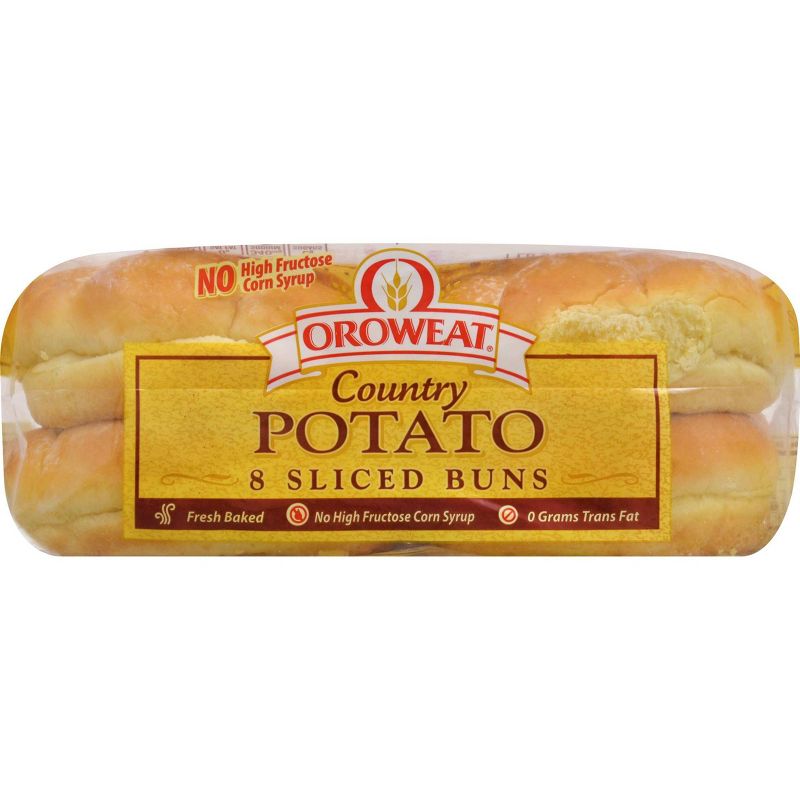 Oroweath Country Potato Hamburger Buns - 21oz/8ct