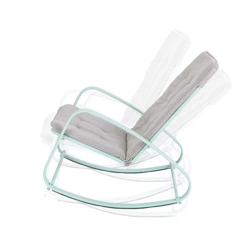 Outdoor Rocking Chair - Green - Captiva Designs