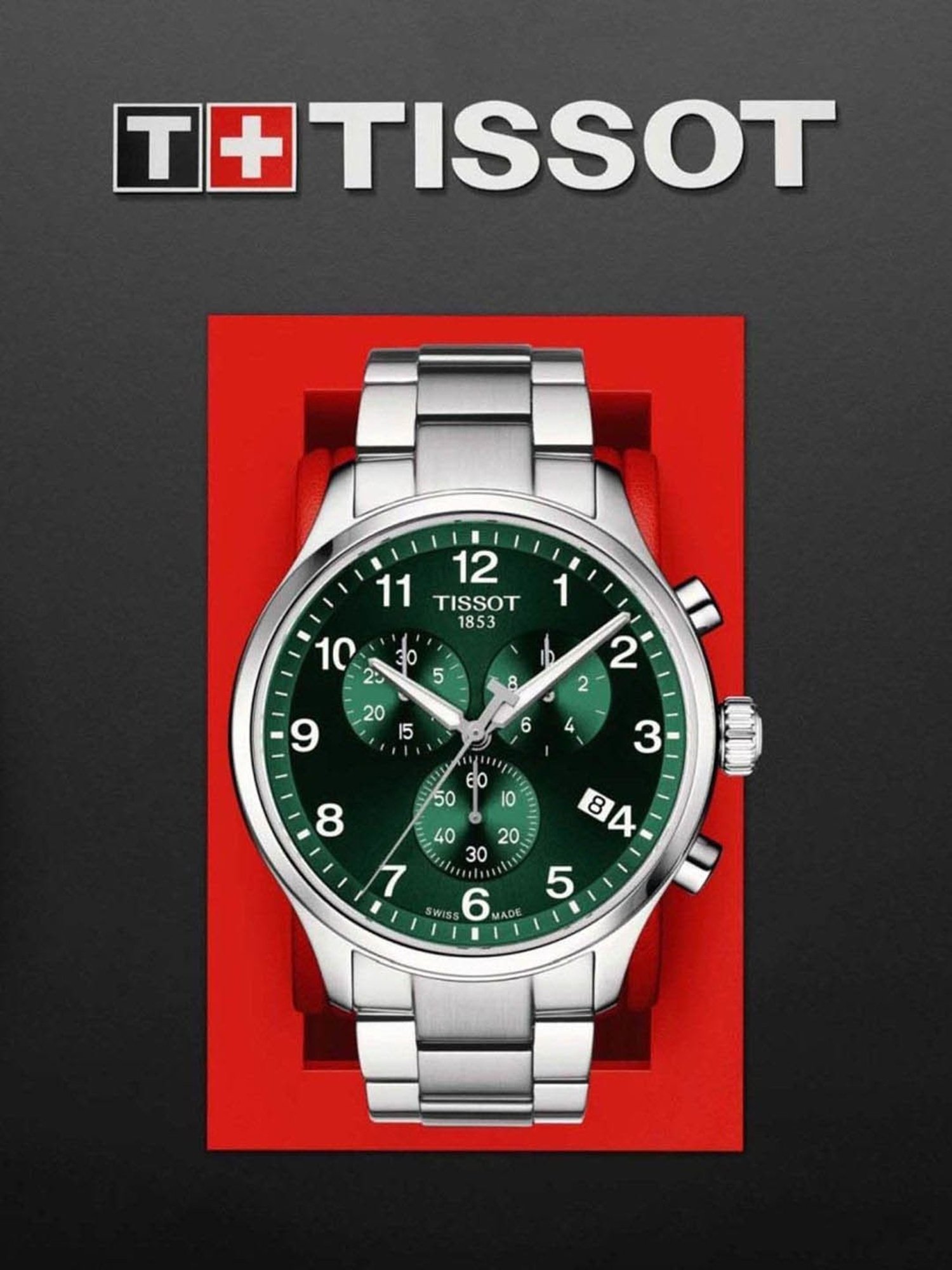 TISSOT ETA G10.212 XL Classic T-Sport Chronograph Watch for Men