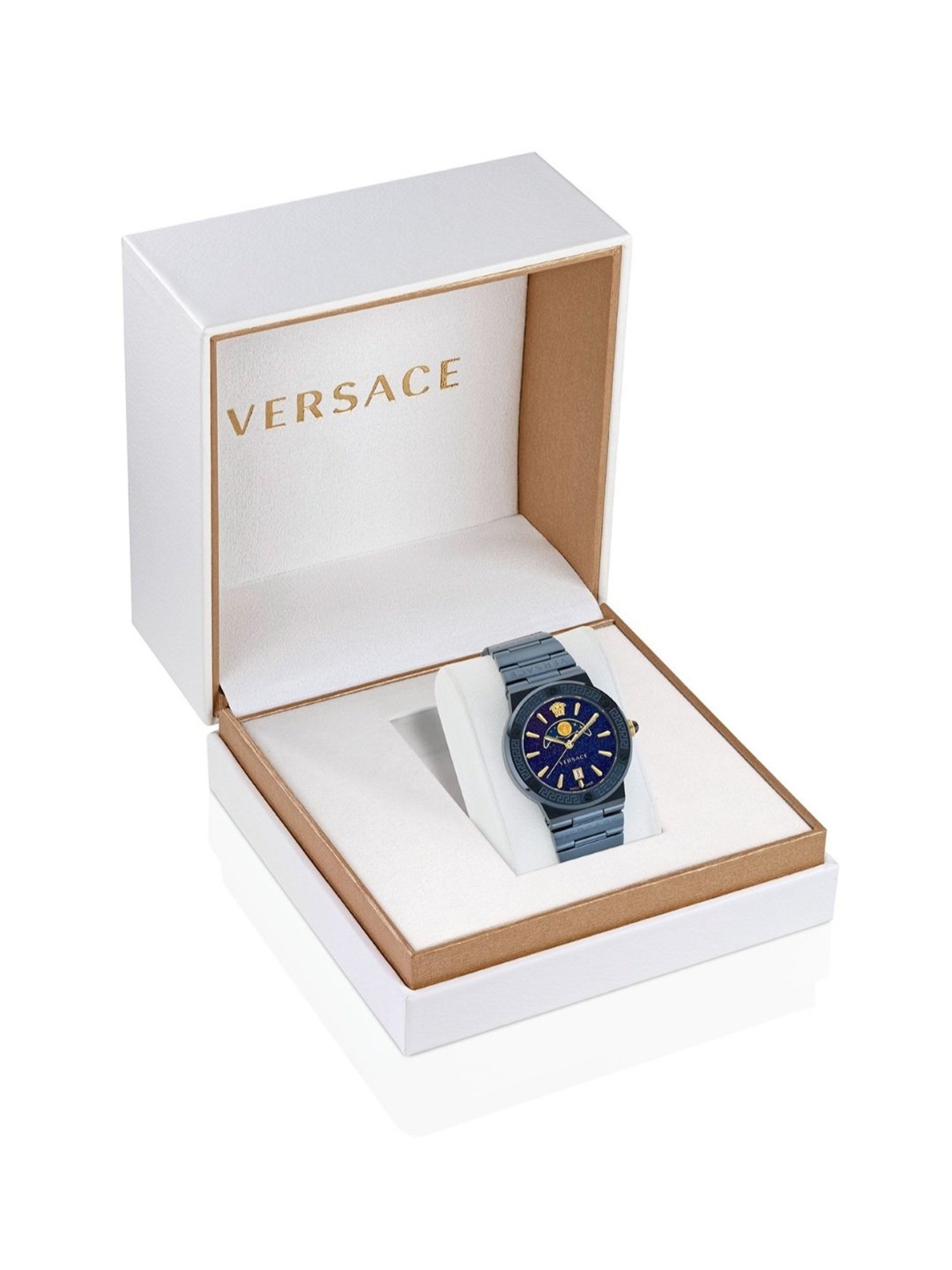 Versace VE7G00423 Greca Logo Moonph Unisex Analog Watch