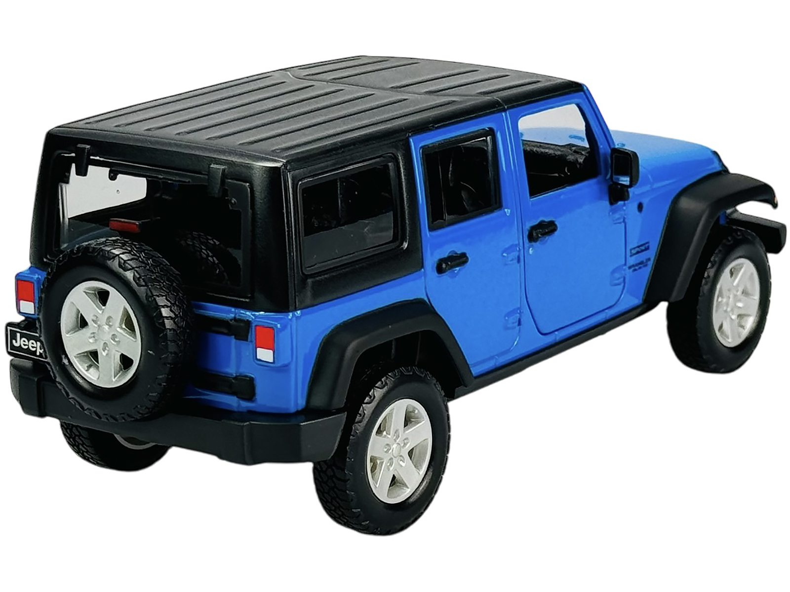 Jeep Red with Horse Trailer Blue and Horse Accessory Diecast Model by Siku
