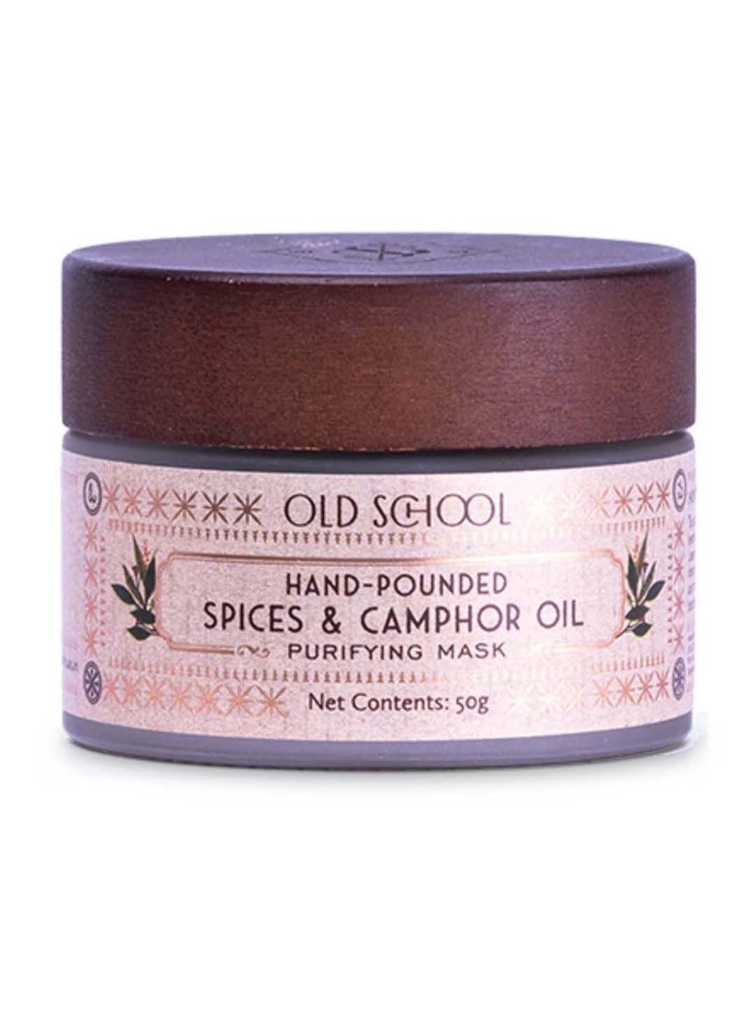 Old School Rituals Purifying Hand-Pounded Spices & Camphor Oil Purifying Mask - 50 gm