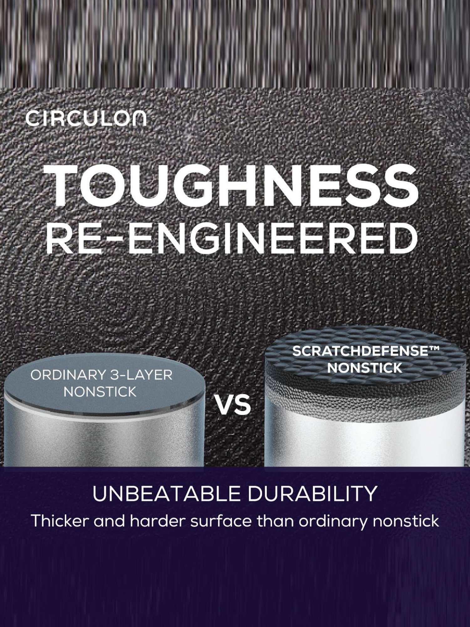 Meyer Circulon A1 Black Aluminium Frying Pan