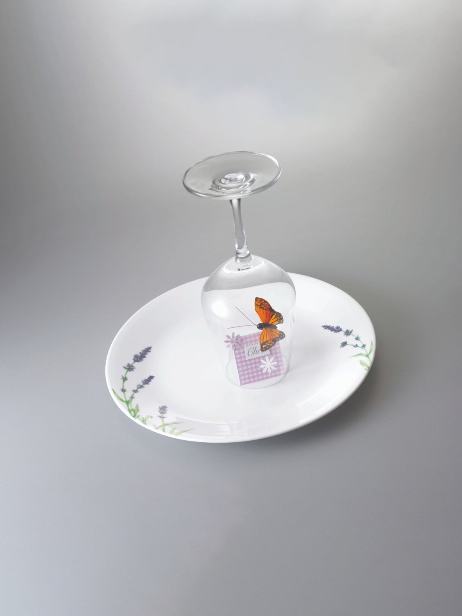 Corelle Asia Lavender Garden 17cm Small Plate Pack of 6