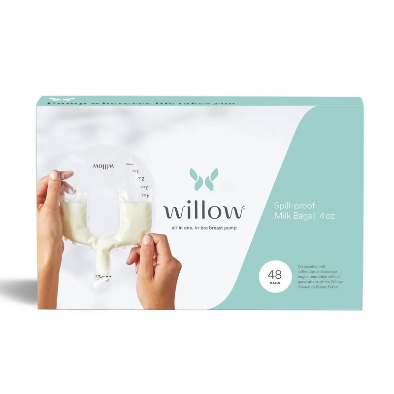 Willow Spill-Proof Milk Bags - 48ct/4oz Each