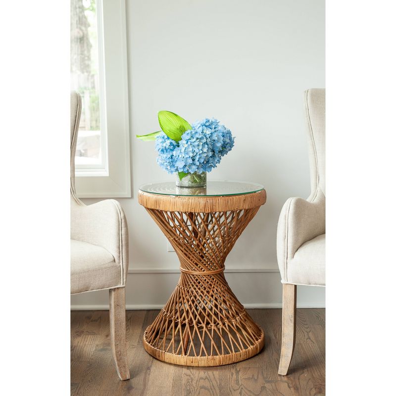 Coraline Accent Table Antique Brown - East at Main