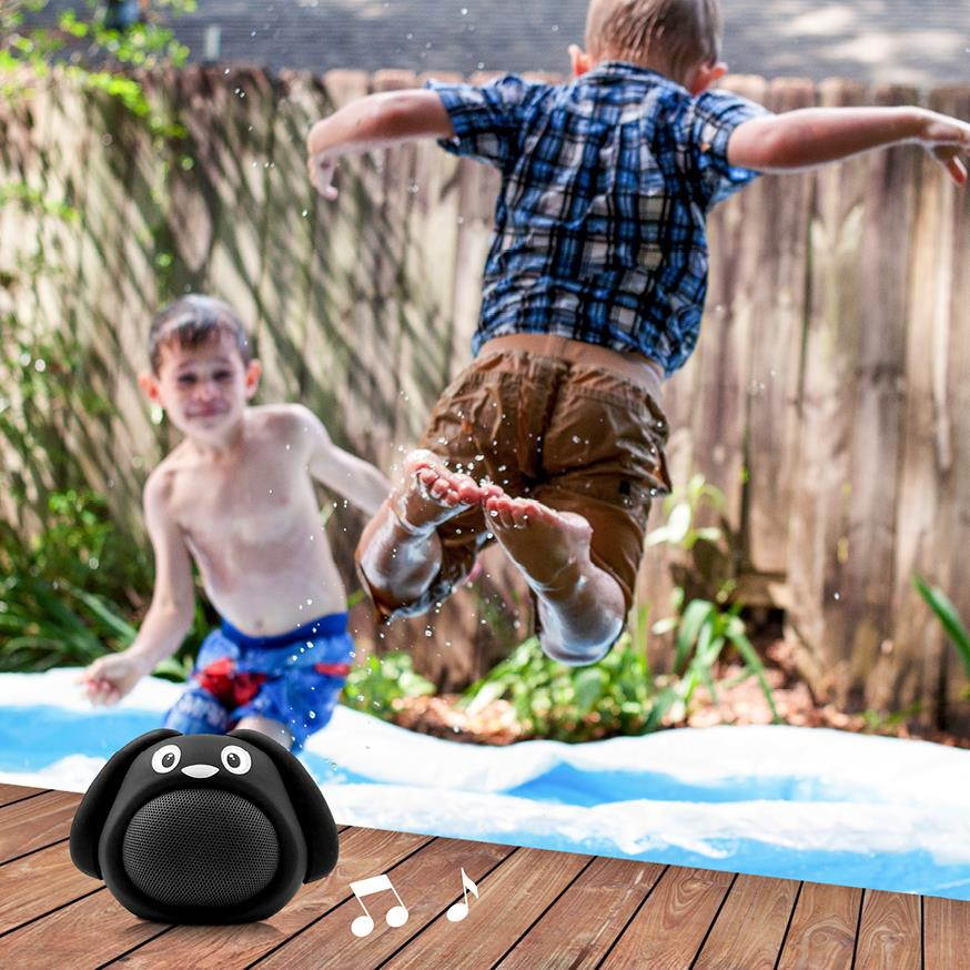 Compact iCute Bluetooth Wireless Speaker Dog Black