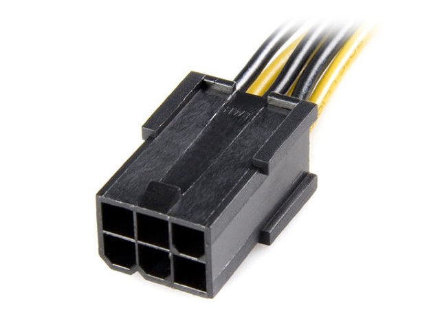 StarTech.com PCIEX68ADAP 6.1 in. PCI Express 6 pin to 8 pin Power Adapter Cable