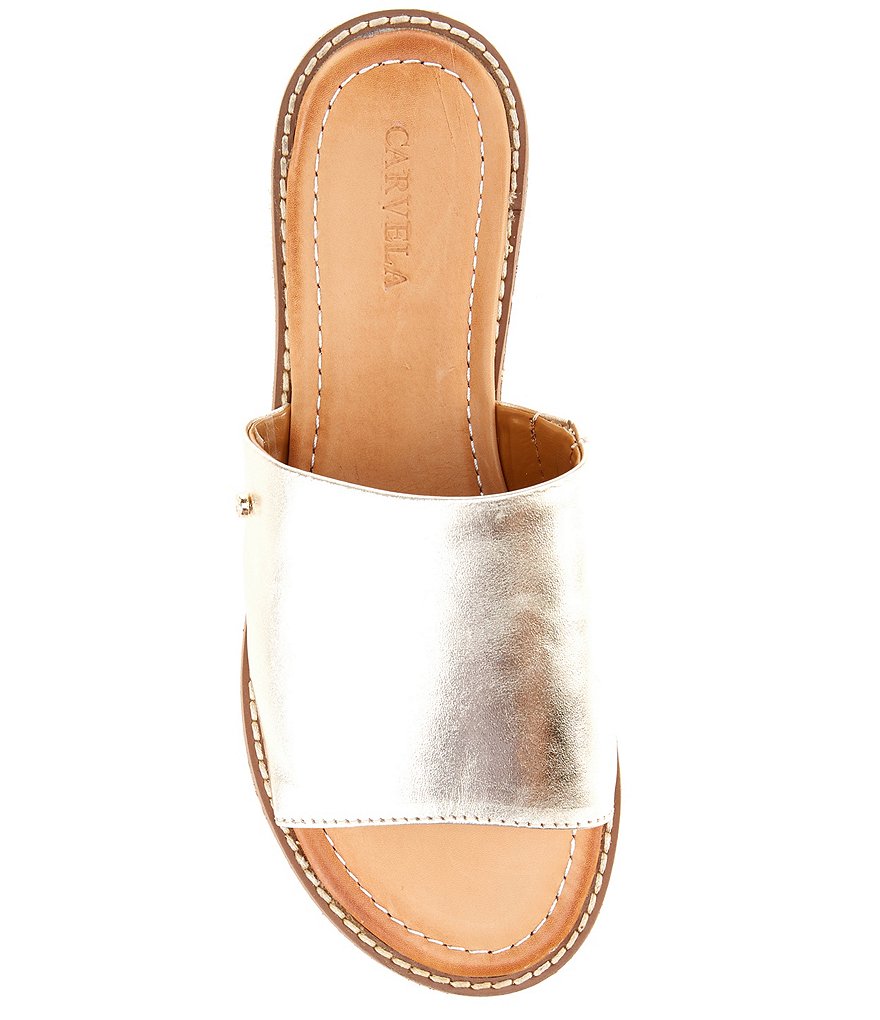 Carvela Kue Leather Wedge Sandals