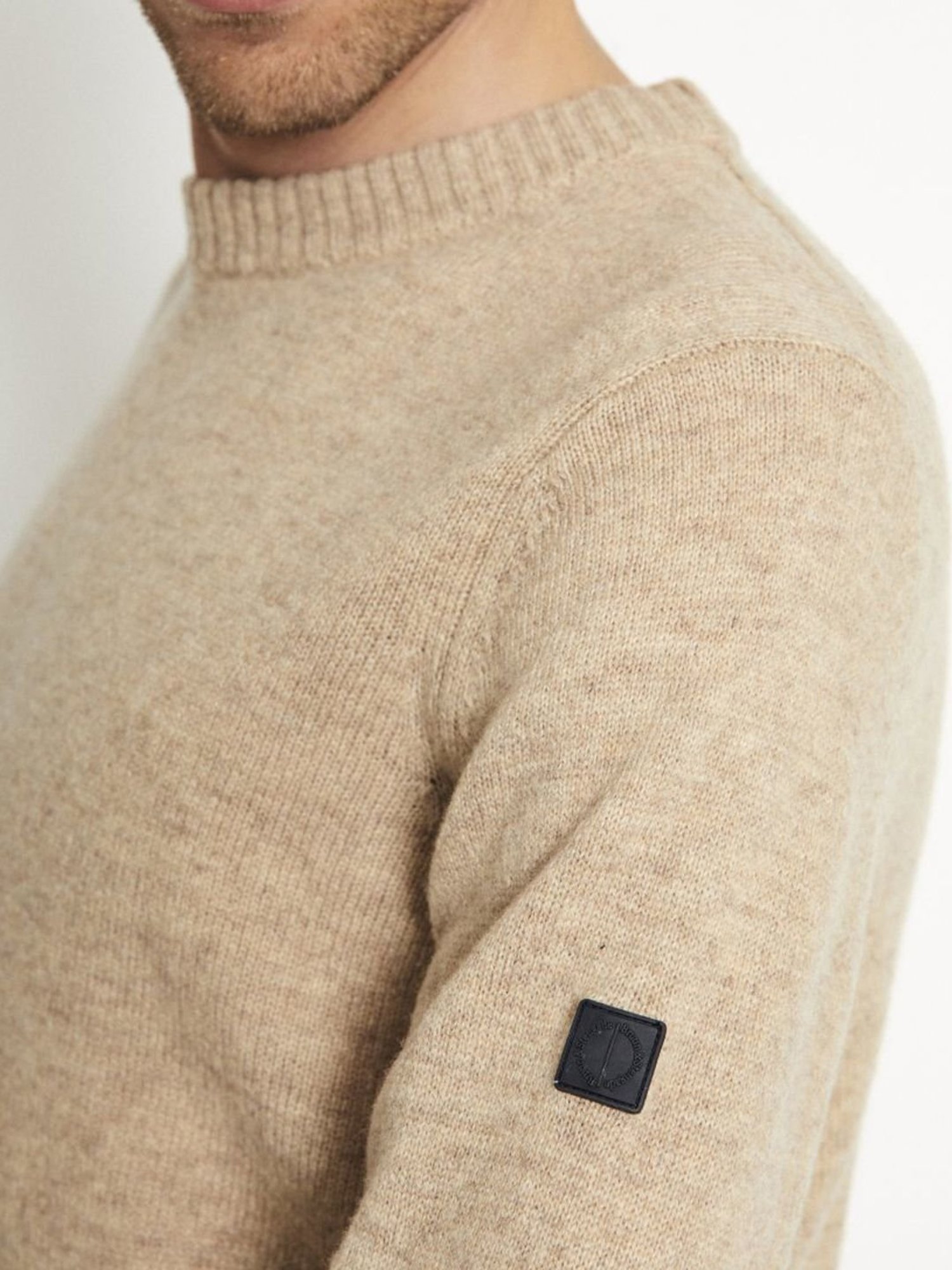 Bruun & Stengade Beige Regular Fit Sweater