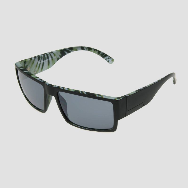 Men's Tie-Dye Rectangle Sunglasses - Original Use™ Blue