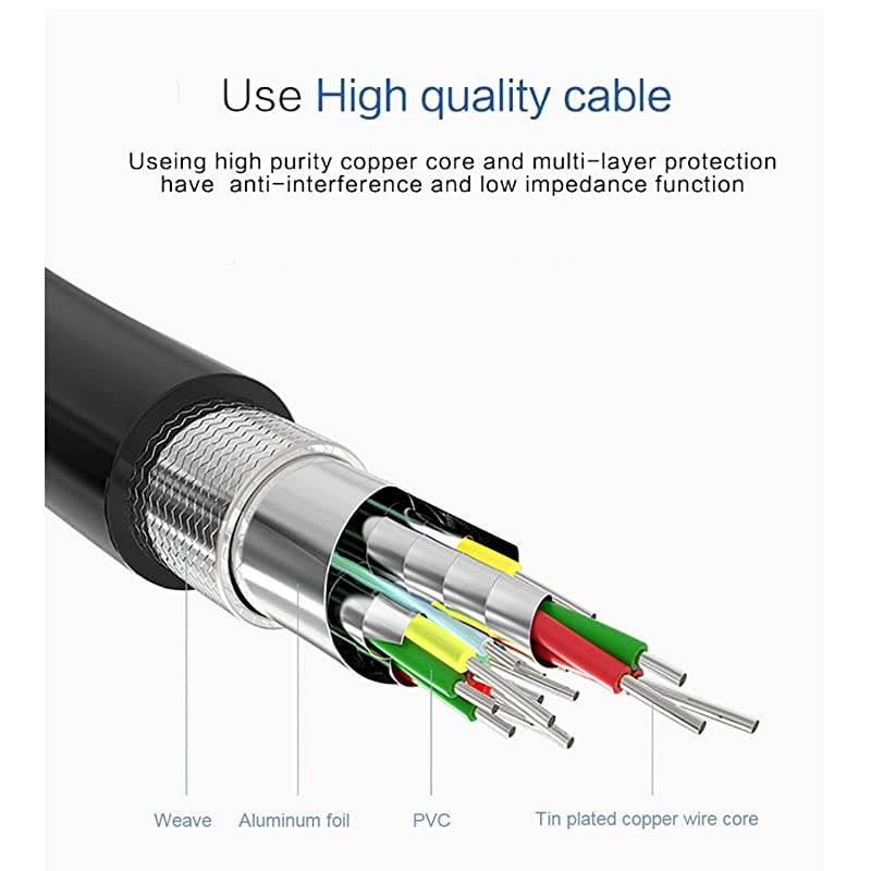 to VGA Adapter Cable 10FT Compatible with Mac OS Windows XPVista1087 30 to VGA Male 1080P Monitor Display Video AdapterConverter Cord 10FT