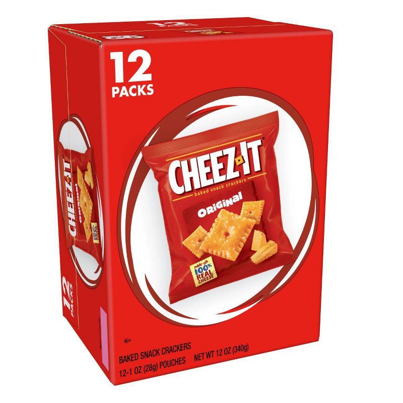Cheez-It Original Baked Snack Crackers - 1oz - 12ct