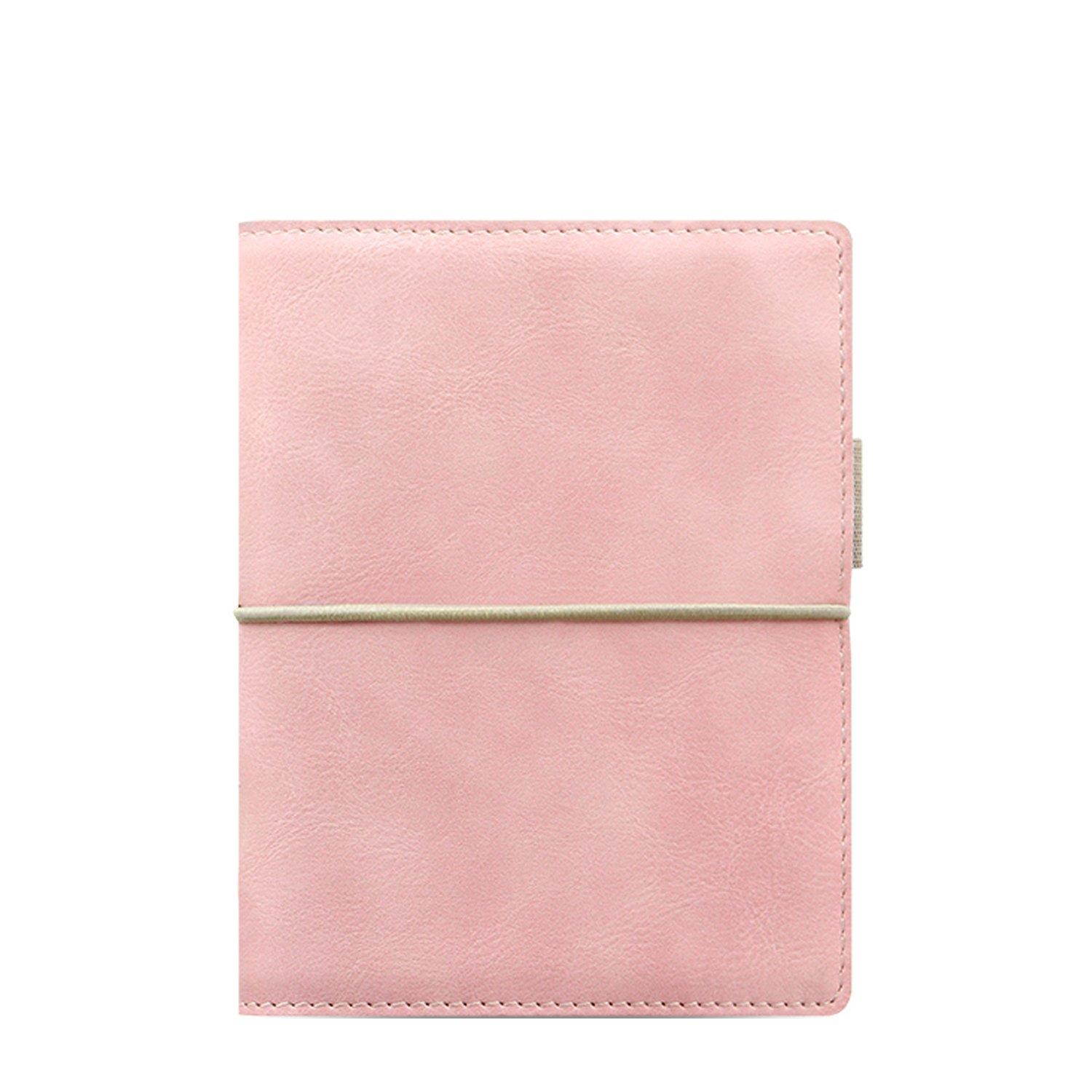 Filofax Domino Soft Organizer, Pocket, New 2017 Collection (Pastel Pink)