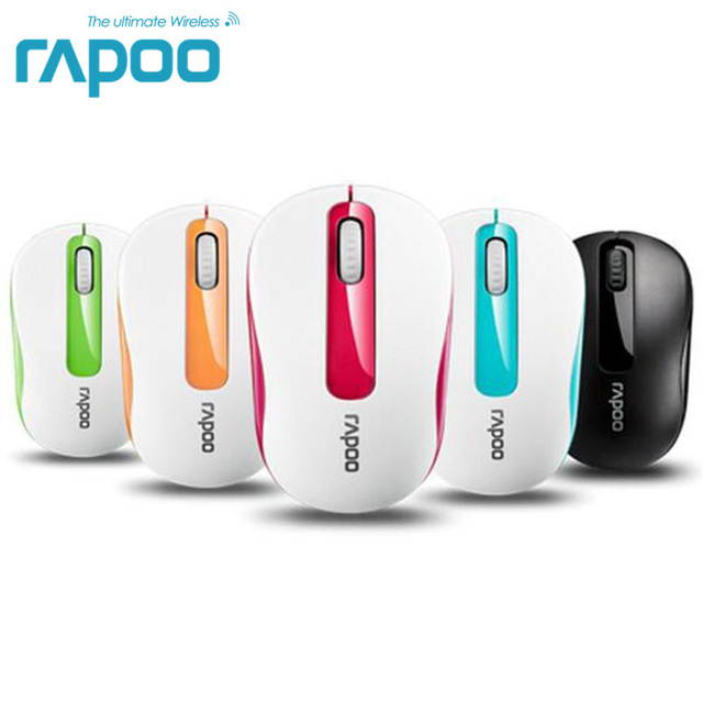 Original Rapoo M211 Mini Optical Wireless Mouse 2.4G Reliable 1000DPI Mice Nano USB Receiver Mouse For Computer Laptop Desktop