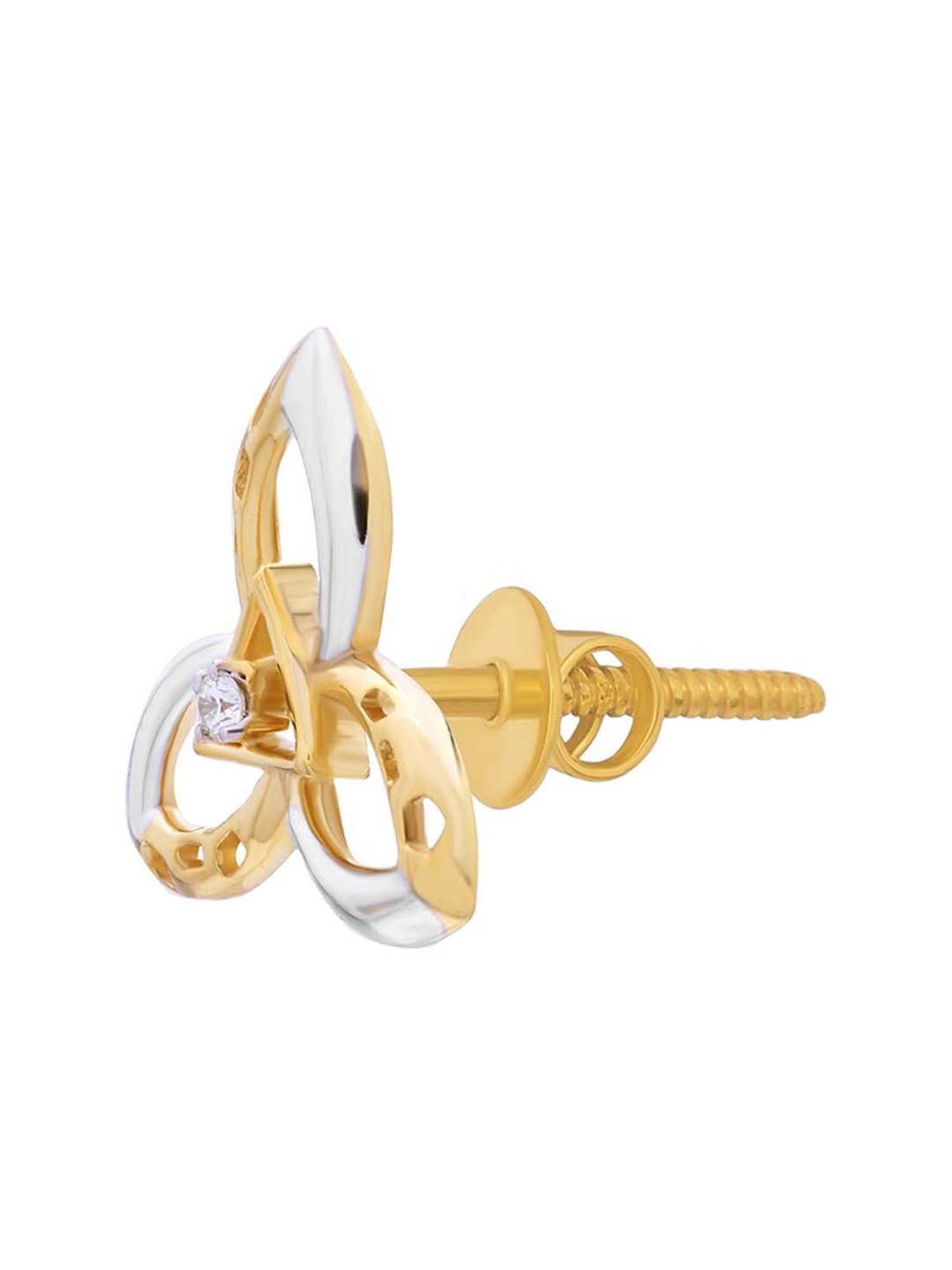 Waman Hari Pethe Jewellers 18k Gold & Diamond Earrings for Women