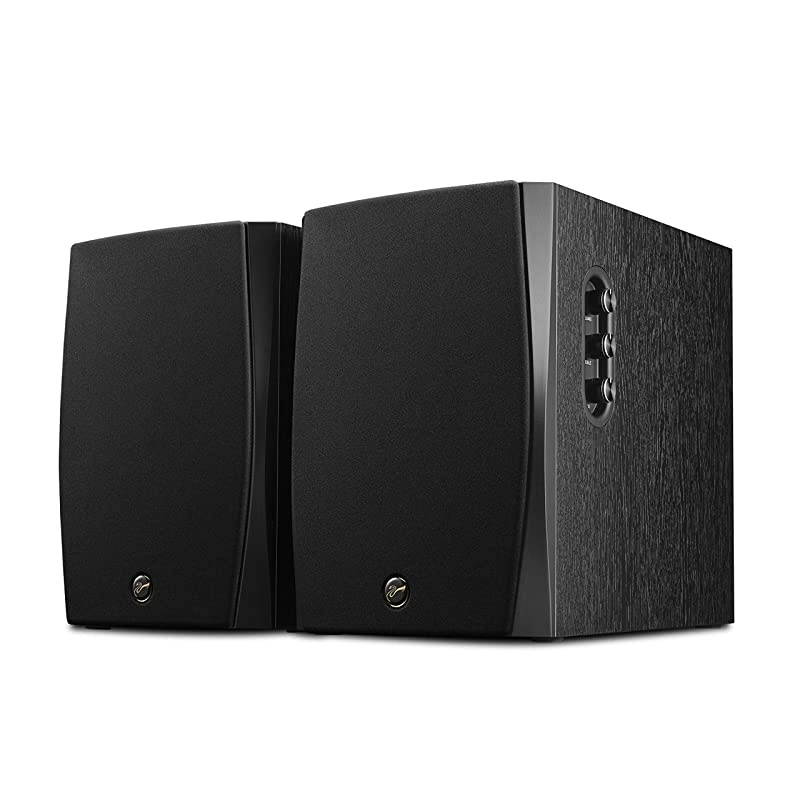 D1090 Active Wireless Bookshelf Speakers - DSP Crossover - 6.5'' Long-Throw Woofer - 28mm Soft Dome Tweeter - 220W RMS -Black