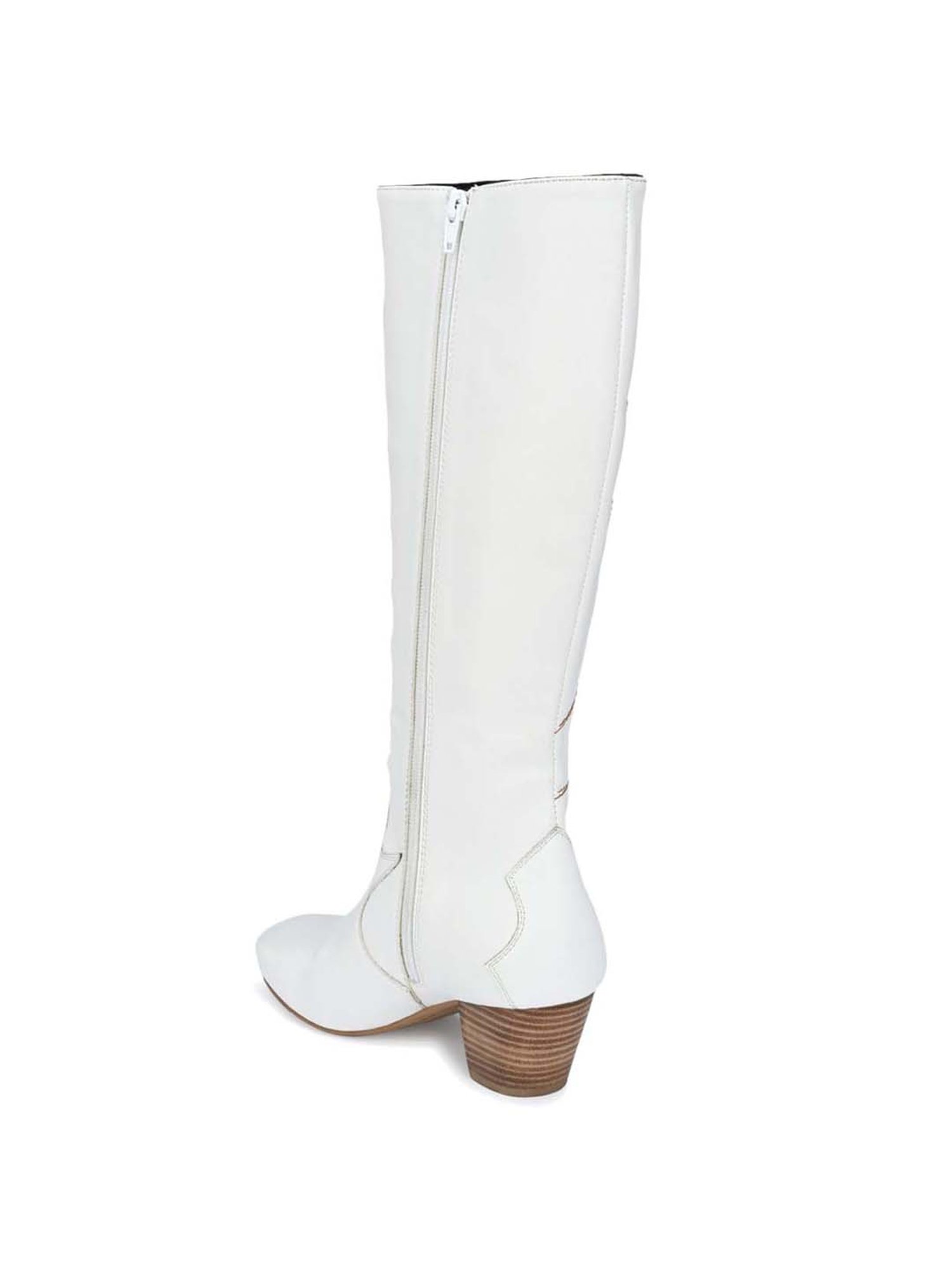 Delize Women's White Casual Booties