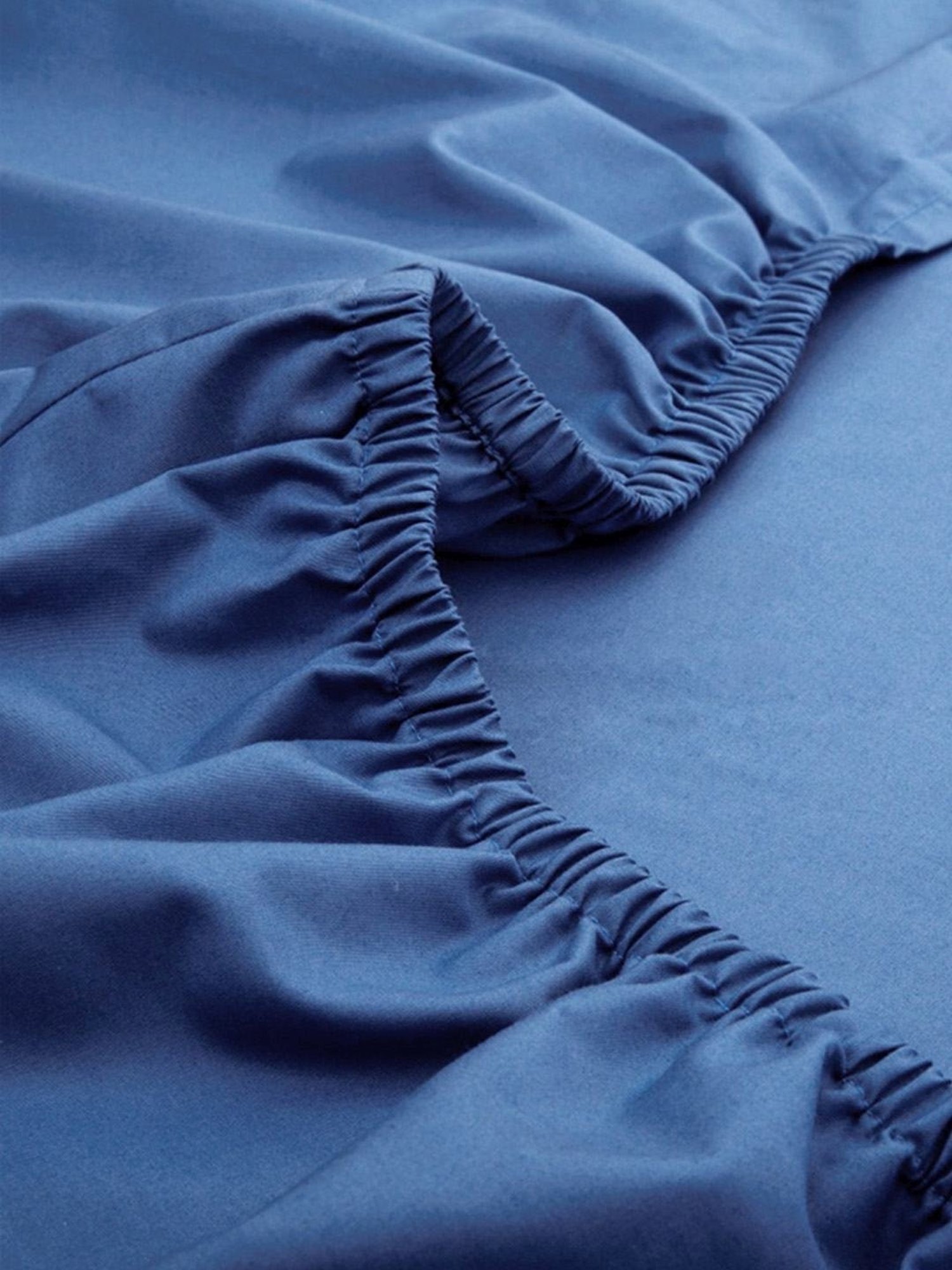 Maspar Blue Cotton 200 TC Bed Sheet Set