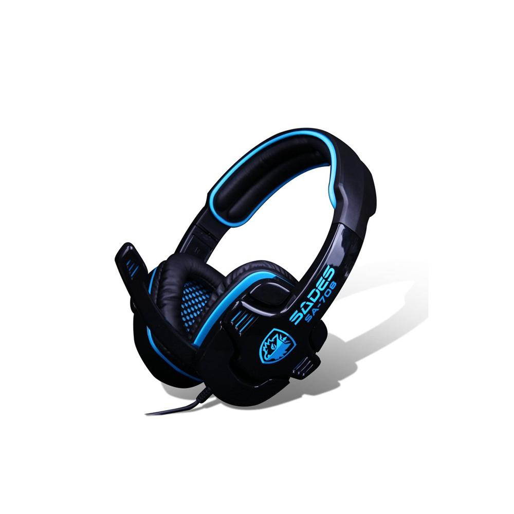 SADES 708 3.5mm Computer Headset Gaming with microphone headphone for PC laptop