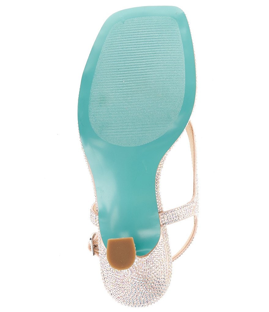 Blue by Betsey Johnson Carla Rhinestone Thong Dress Sandals