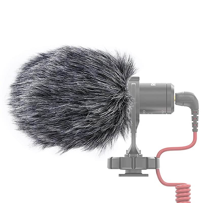 Microphone Deadcat Windscreen Outdoor Wind Shield Mic Windshield Muff Fur Custom Fit for Rode VideoMicro and VideoMic Me MeL