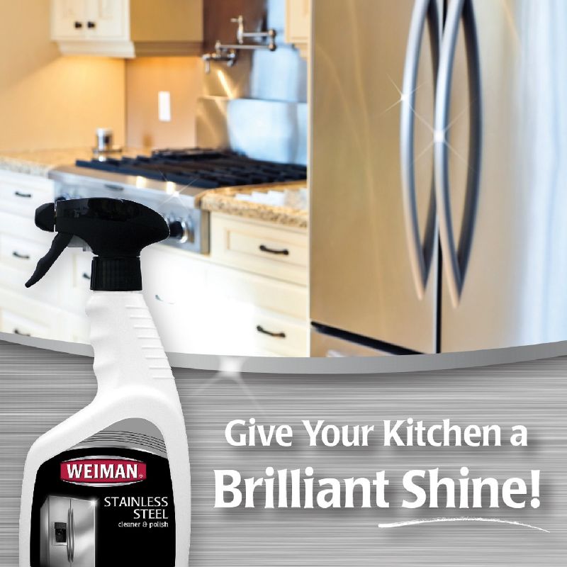 Weiman Stainless Steel Cleaner and Polish Trigger - 22 fl oz