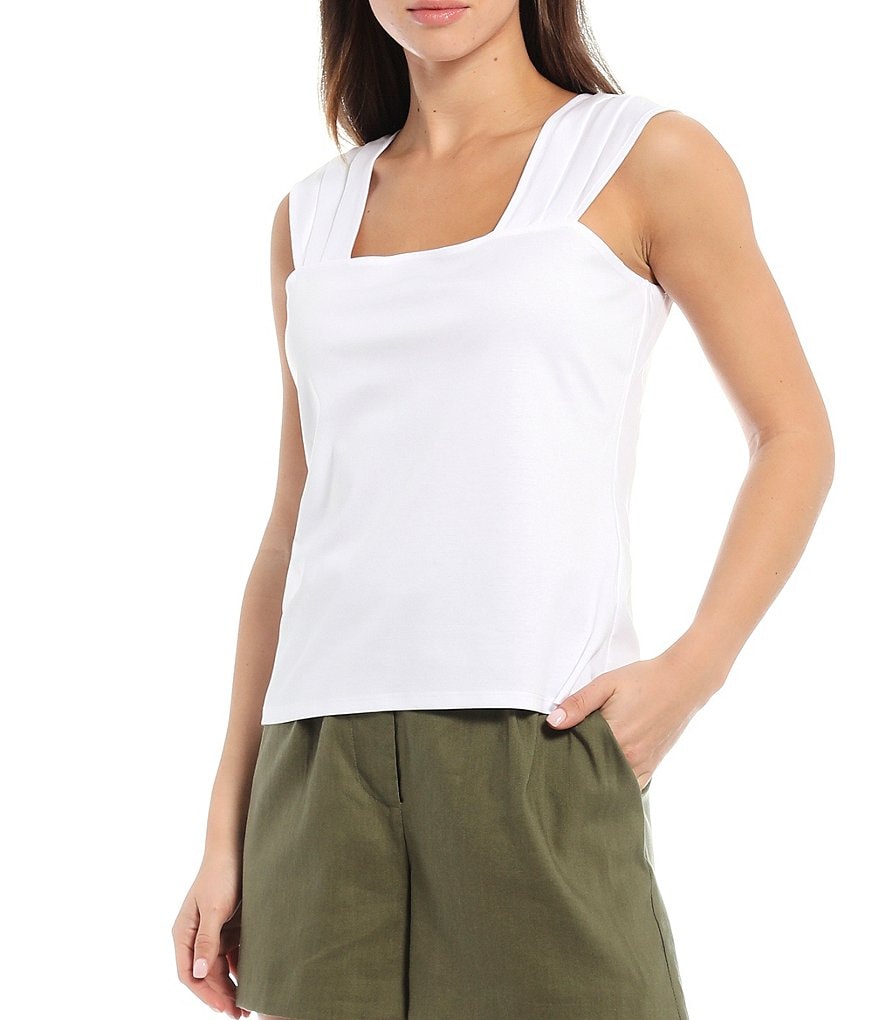 Antonio Melani Avery Square Neck Knit Tank