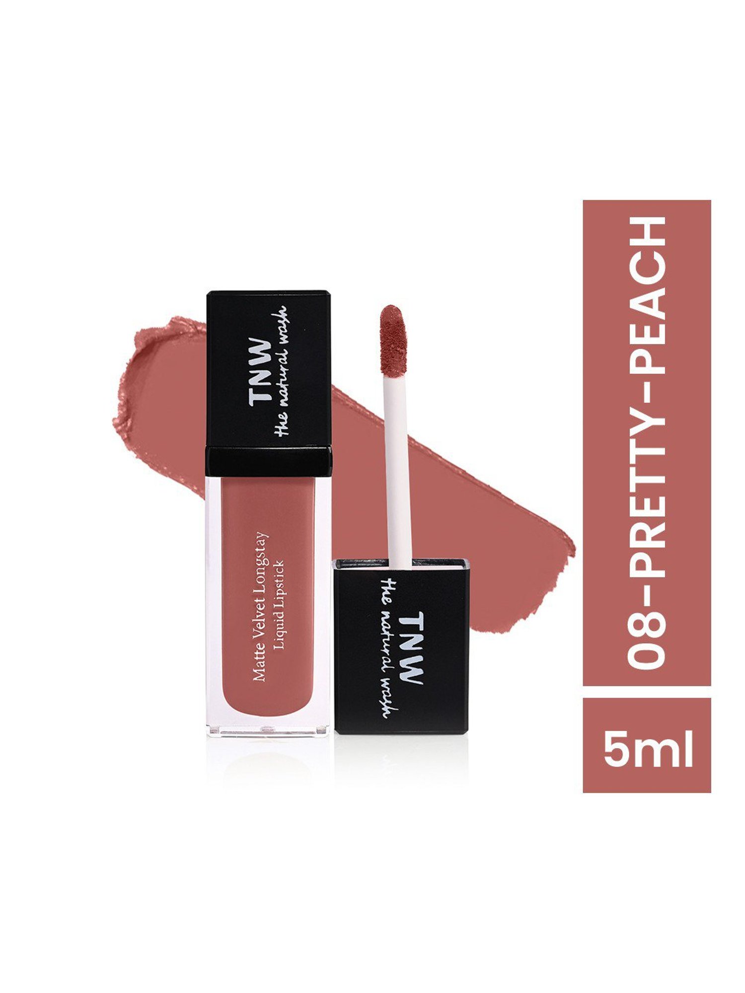 TNW-The Natural Wash Matte Velvet Longstay Liquid Lipstick - Pack of 8
