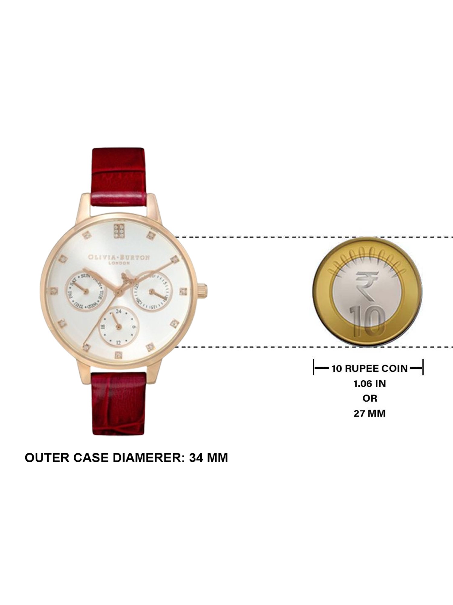 Olivia Burton 24000009 Multifunction Watch for Women