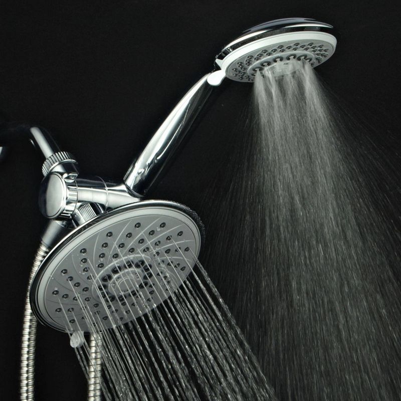 Aqua Dance 3 Way Rainfall Combo Showerhead Chrome - HoteSpa