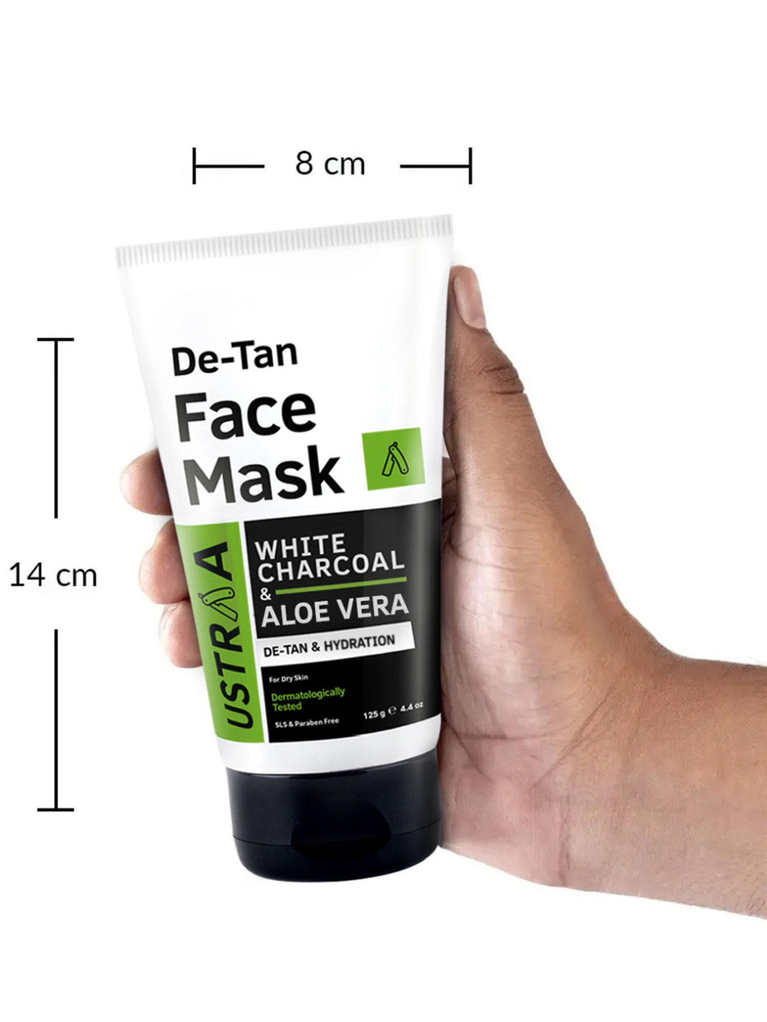 Ustraa Germ Free Body Lotion & Dry Skin De-Tan Face Mask Combo