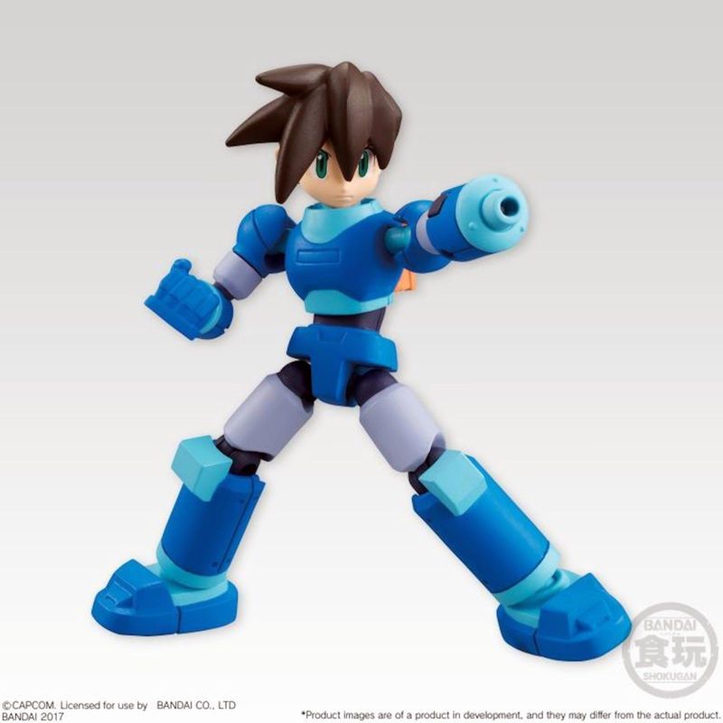 Bandai Shokugan Mega Man Action 66 Rock Man Volnutt with SERVBOT Action Figure