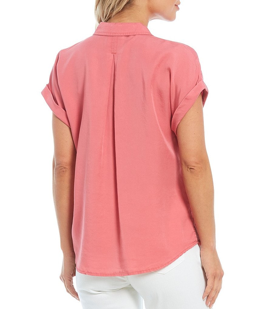 Westbound Button Up Short Sleeve Two Front Pocket Camp Shirt