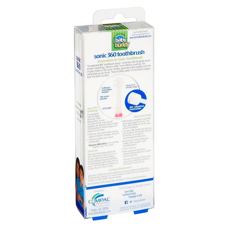 Brilliant Kids Sonic Toothbrush - Pink