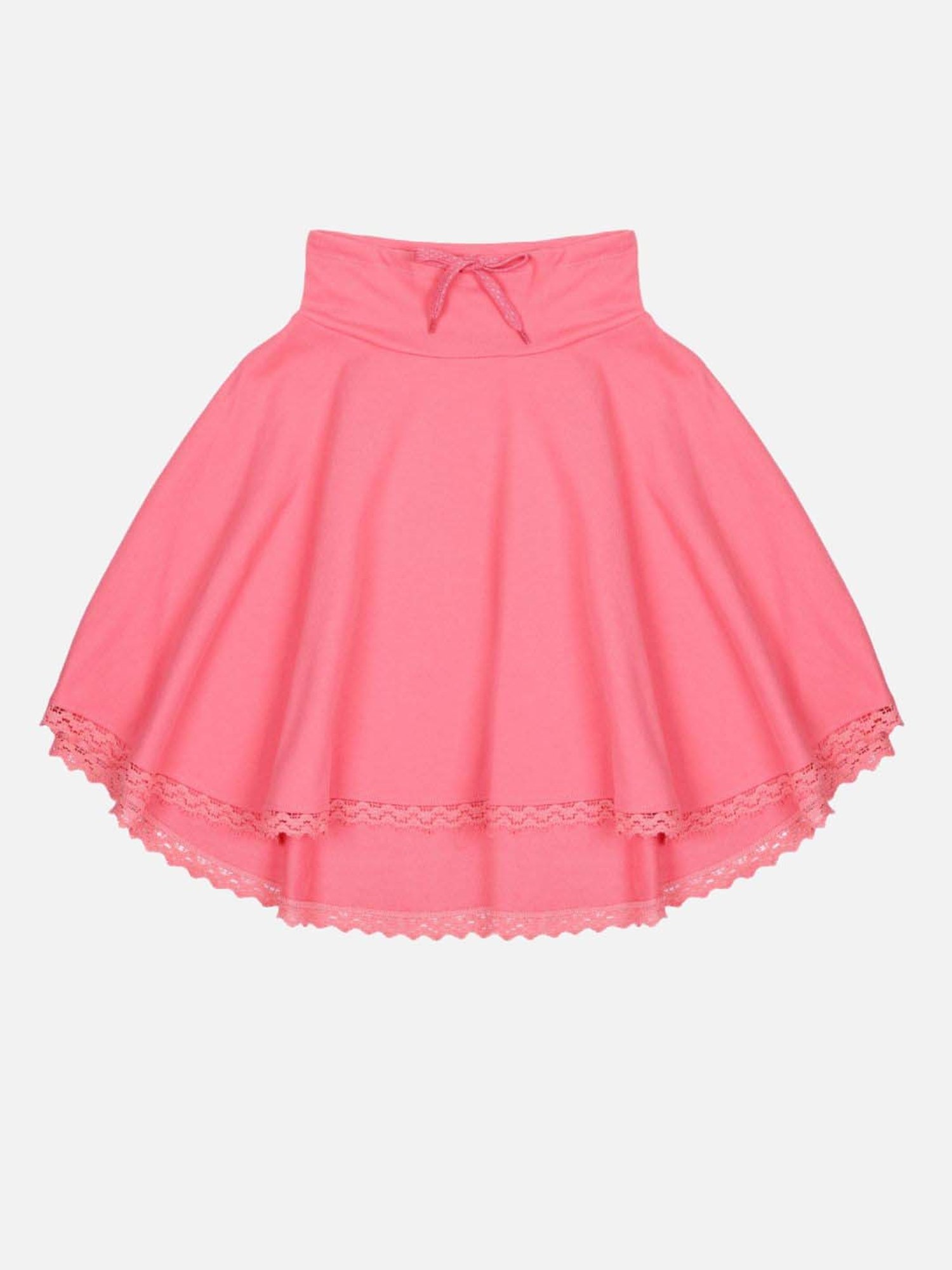 Plum Tree Girls Dark Pink Cotton Solid Full Sleeves NA Sweatshirt