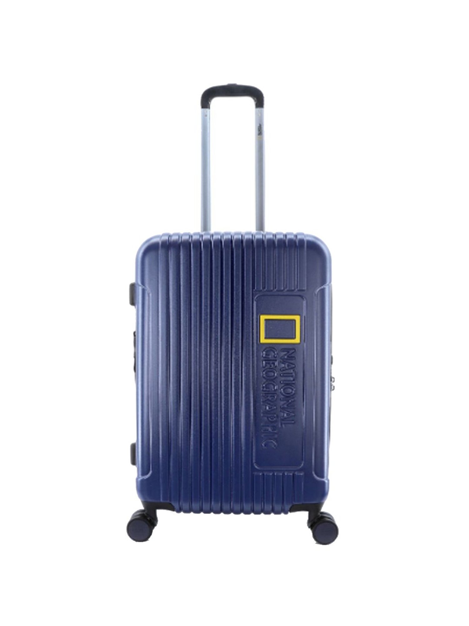 National Geographic Canyon Blue Medium Hard Check In Trolley - 24 Inch