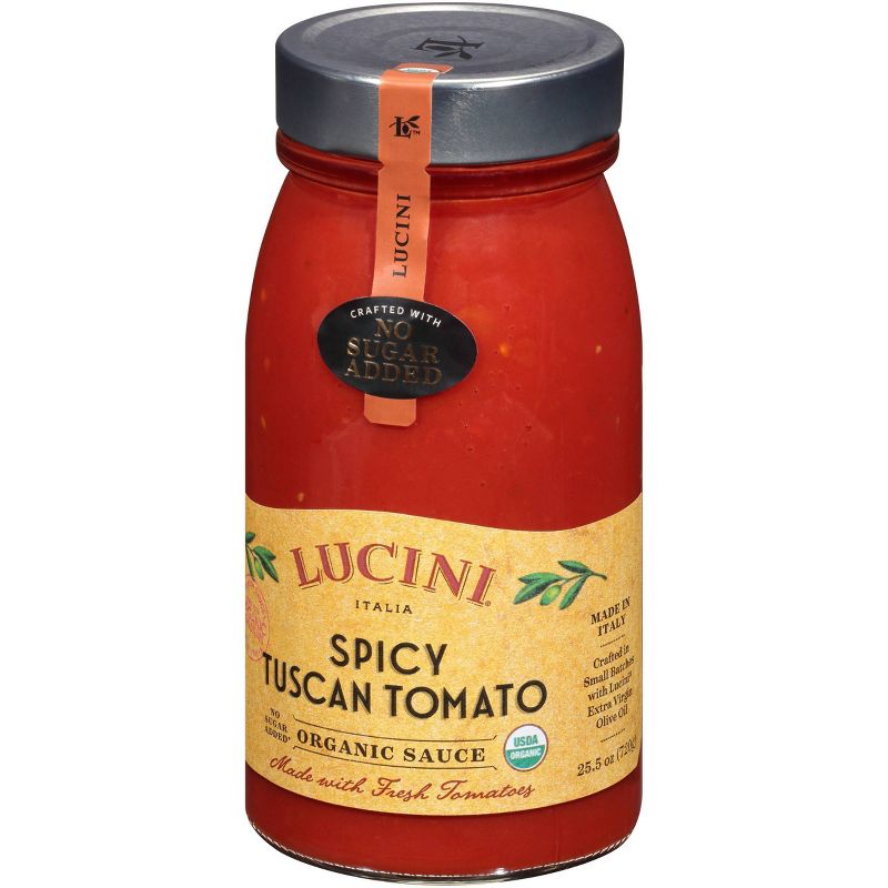 Lucini Spicy Tuscan Organic Pasta Sauce - 25.5oz