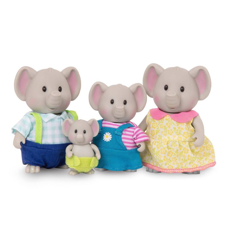 Li'l Woodzeez Miniature Animal Figurine Set – The Oliphant Elephant Family