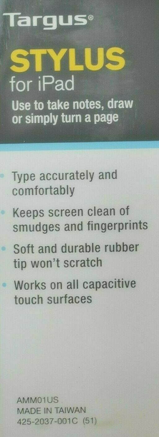 [Lot of 2] Targus AMM01US Black Stylus for iPad iPhone iPod Tablets Smartphones