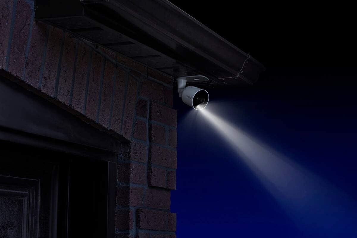 Lorex 1080p HD Smart Indoor/Outdoor Wi-Fi Security Camera with 32GB, Smart Deterrence, and Color Night Vision