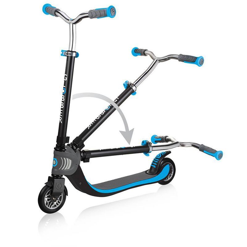 Globber Flow 125 Foldable Kick Scooter - Sky Blue