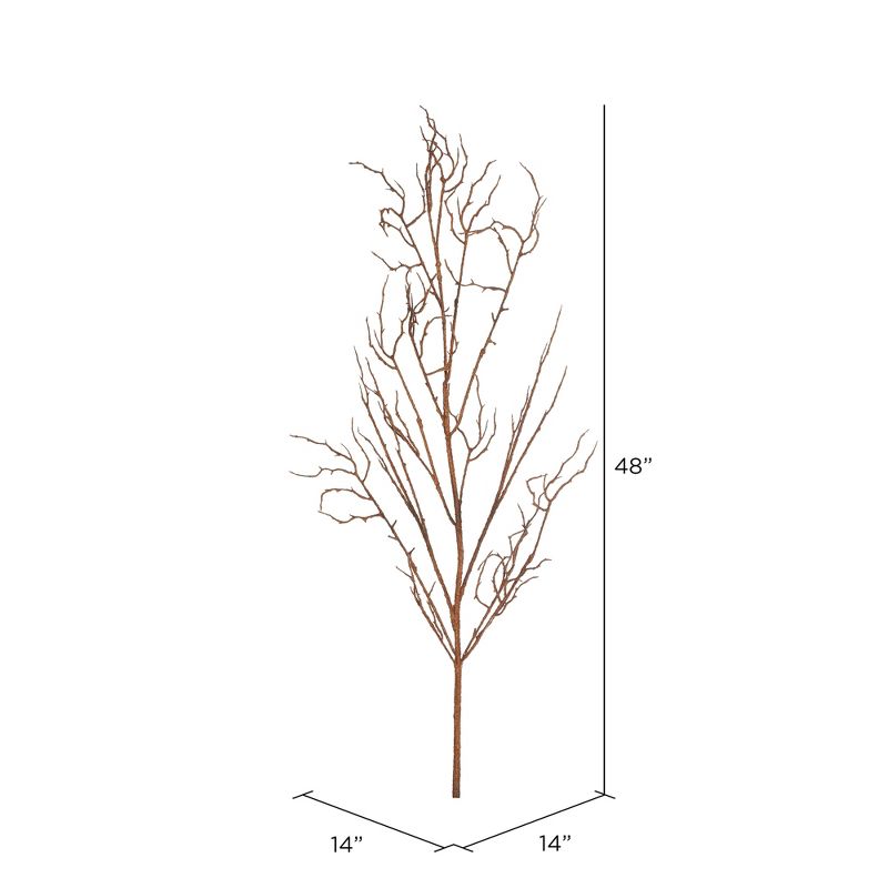 Vickerman 48" Artificial Brown Twig Branch.