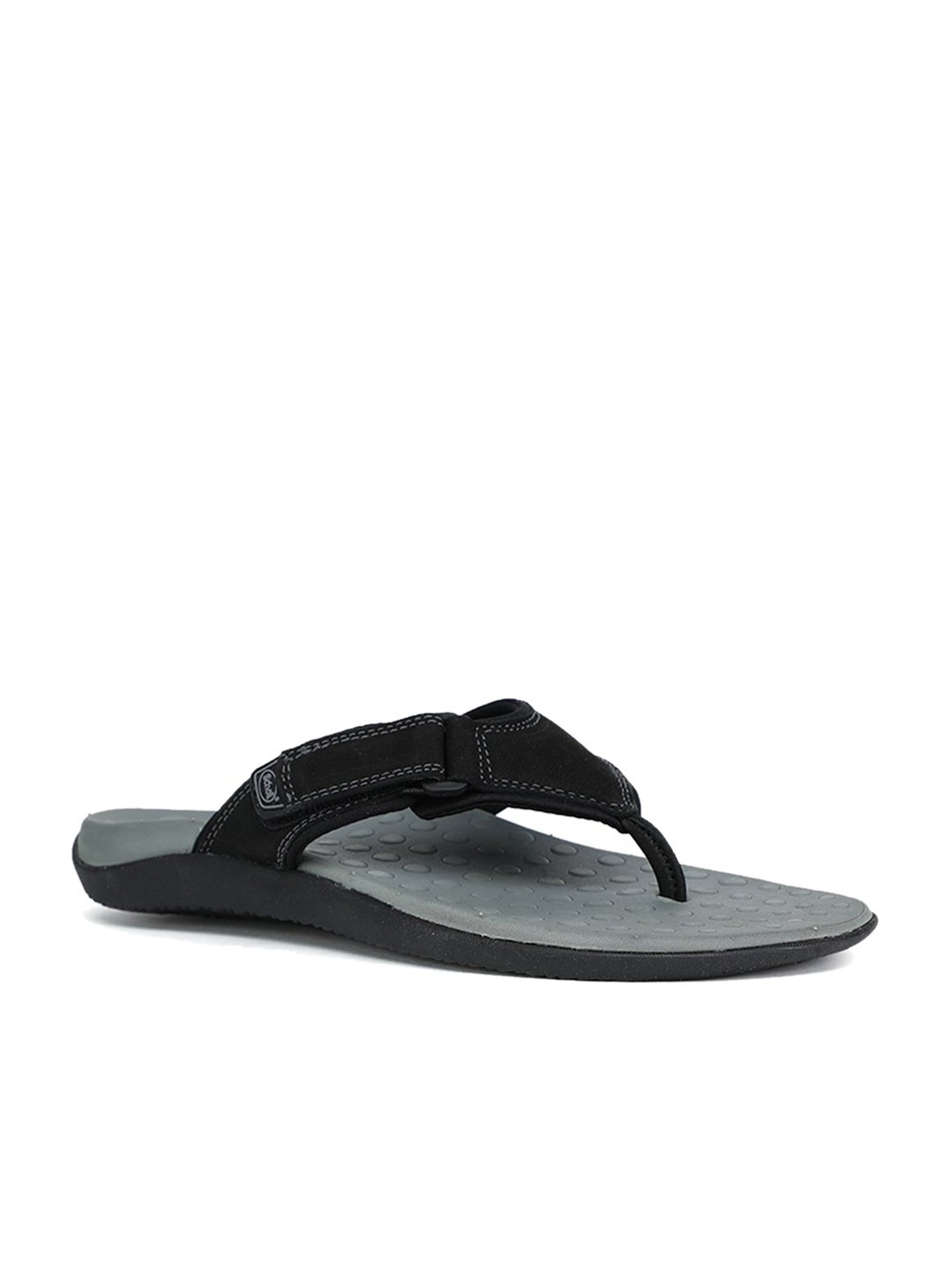 Scholl by Bata Men's Ortha Black Thong Sandals
