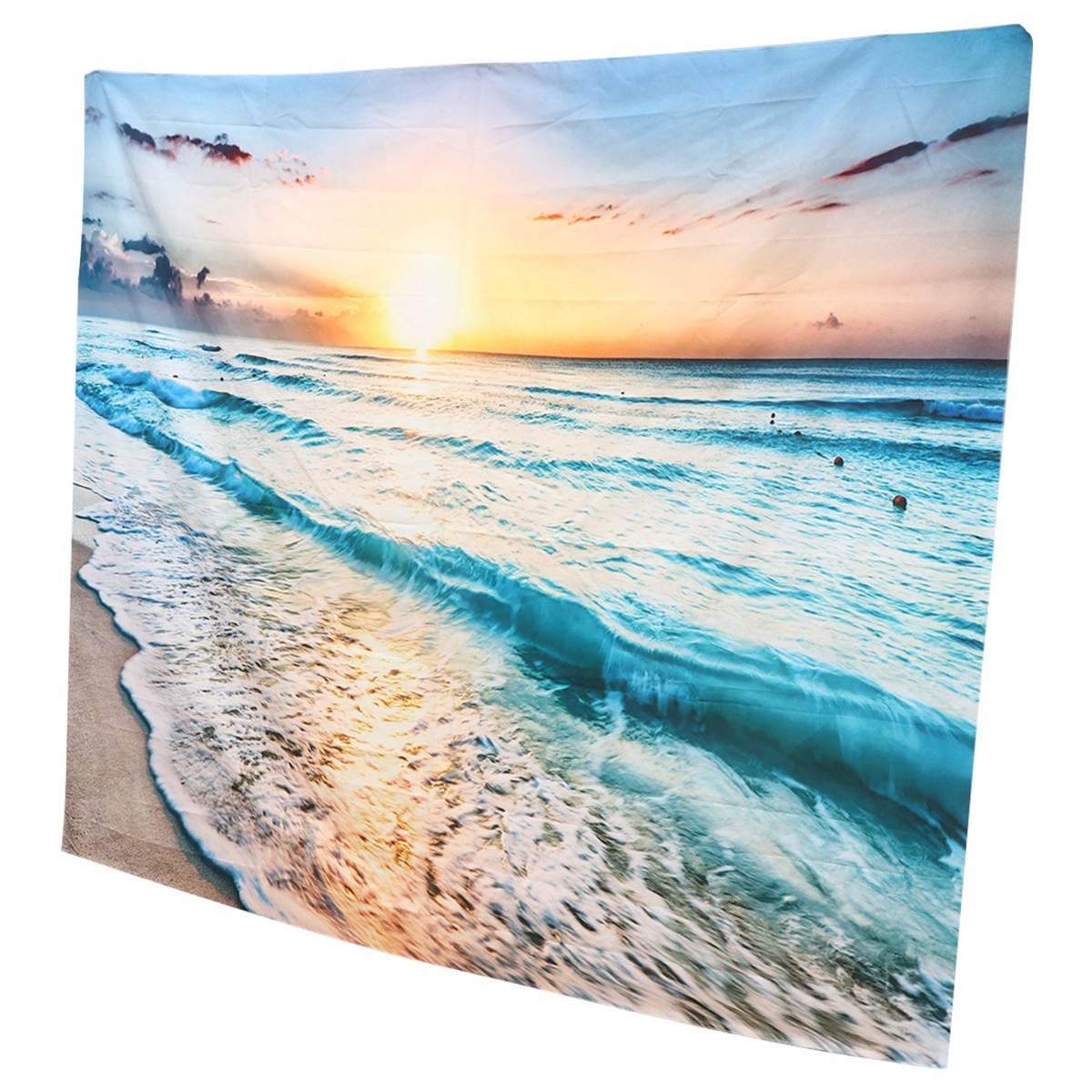 Beach Wall Tapestry Ocean Coast Wall hangings Sea Waves Wall Art Wall Decor Nature Home Decorations for Apartment Home Dorm Living Room Bedroom