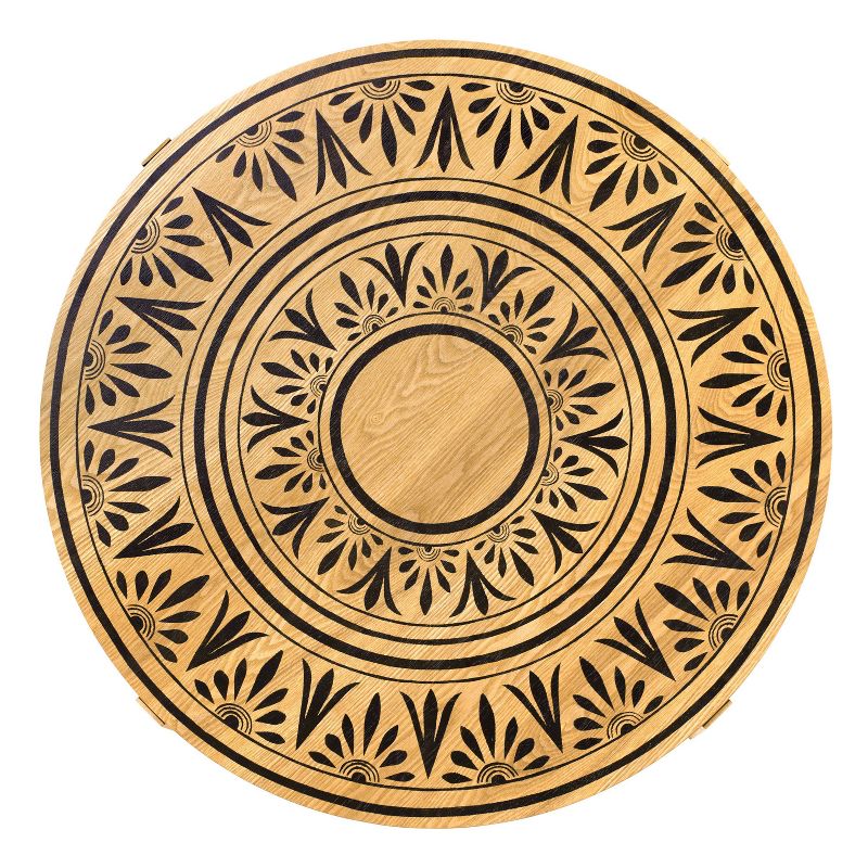 Dahlia Side Table Natural - Adore Decor