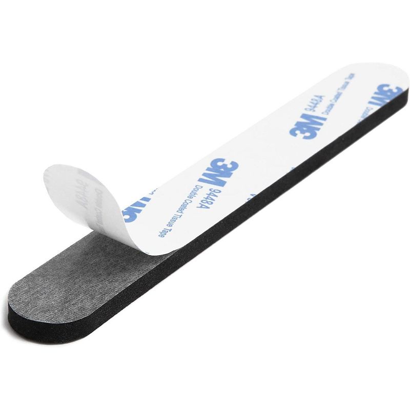 Juvale 60 Pack Hat Size Reducer Foam Tape for Home Improvement, Black, 5.9"