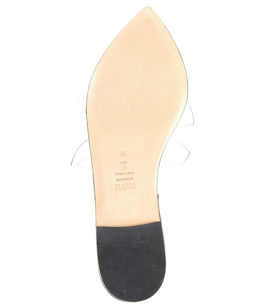 Schutz Jollie Clear Bow Knot Slides