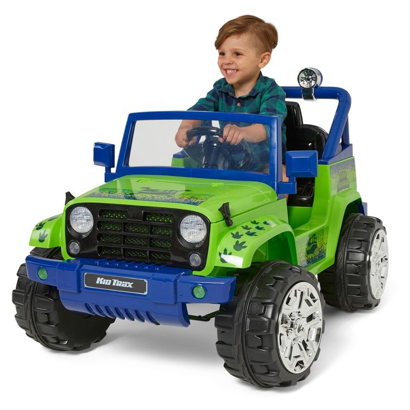 Kid Trax 6V Dino Tracker 4x4 Powered Ride-On - Green